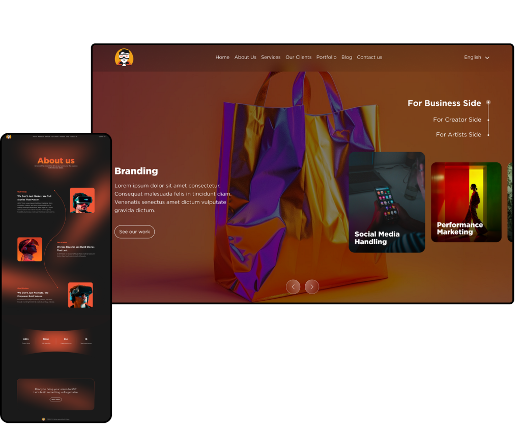 Art Vision project mockup